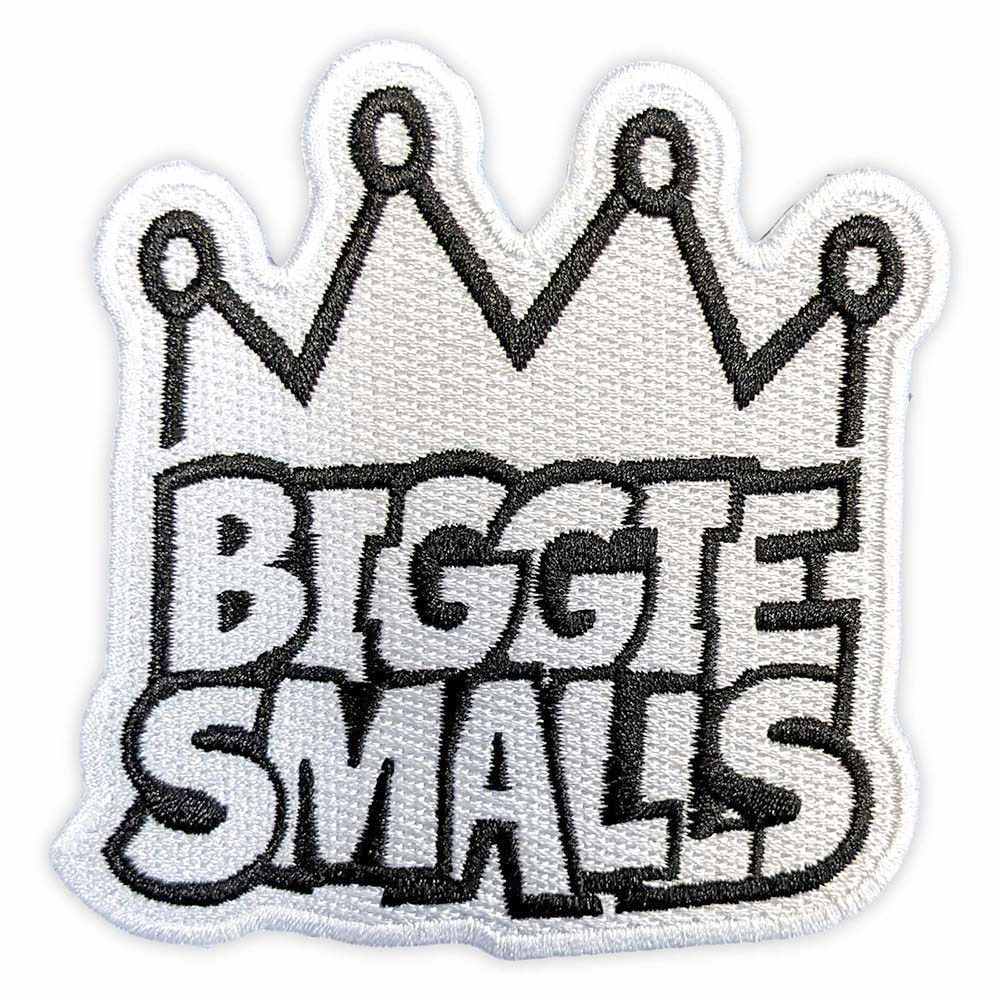 Biggie Smalls - Crown Logo Patch - Wit